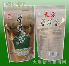 安徽天方茶业集团 100克一级普洱茶火爆招商，共拓糖酒食品市场新蓝海